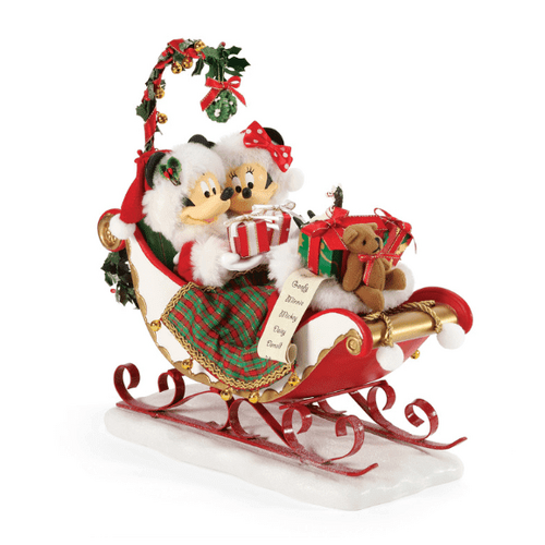 Mickey & Minnie on Sleigh