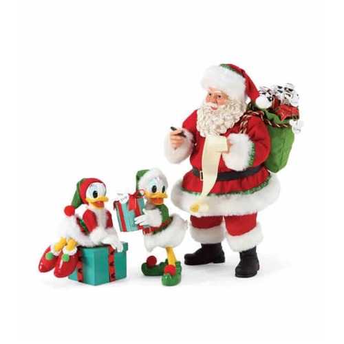 Santa with Daisy & Donald Duck