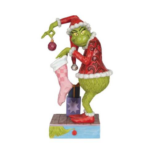 Grinch Stealing Ornament