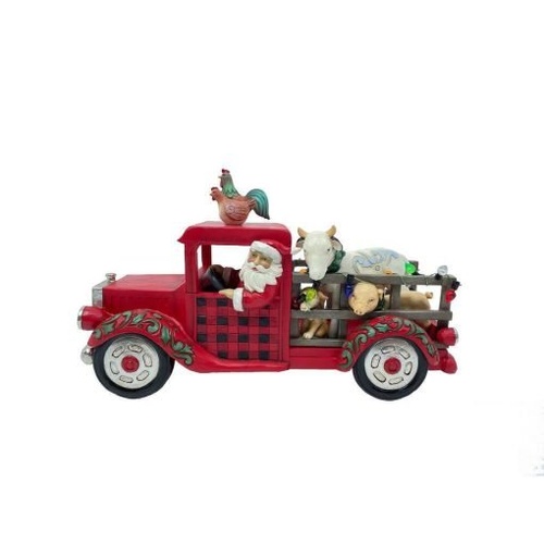 Santa Driving Truck