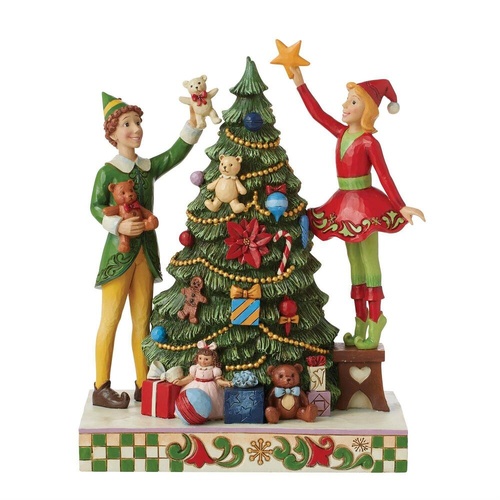 Elf by Jim Shore - Buddy Elf with Jovie