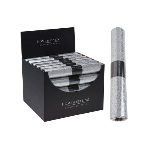 Deco Fabric 28X250Cm Silver