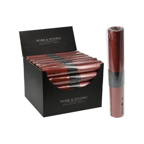 Deco Fabric 28X250Cm Red