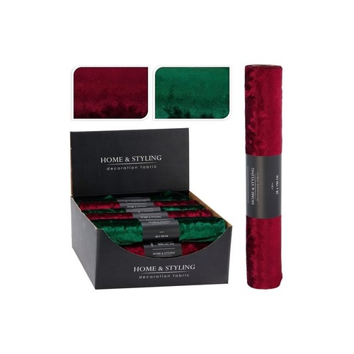Deco Fabric 150X28Cm Velvet 2Ass