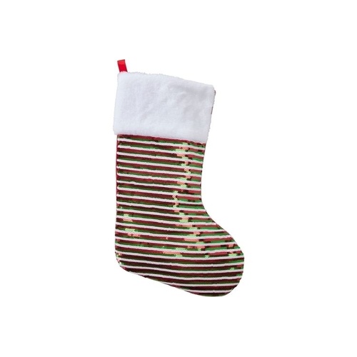 Sequin Christmas Stocking 43cm