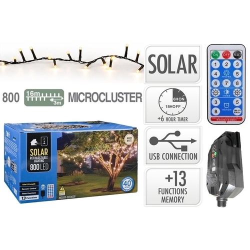 Solar Micro Cluster Lights 800LED