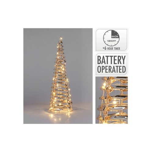 Cone 40Cm Gold Micro 20LED B/O