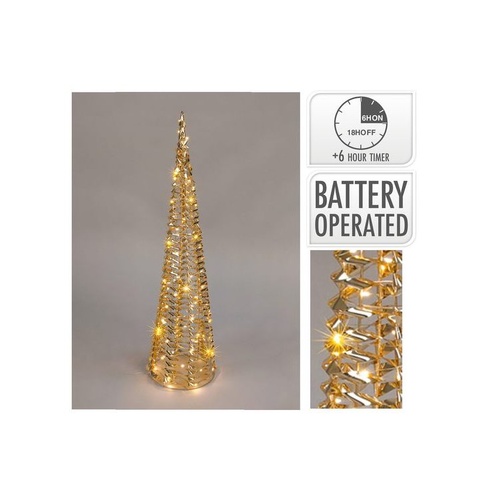 Cone 60Cm Gold Micro 30LED B/O