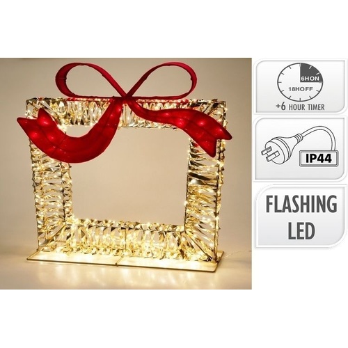 Gift With Bow 58X63Cm 500Led