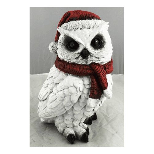 Xmas Owl White