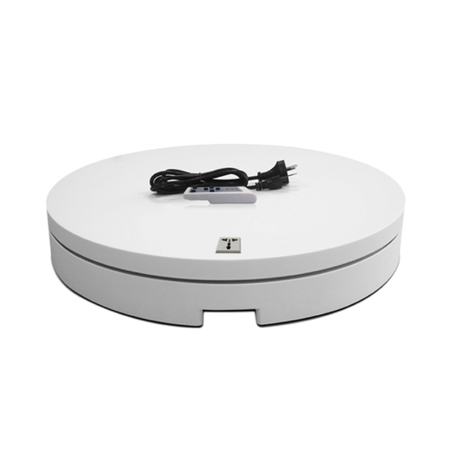 Rotating Christmas Tree Stand - White 60cm