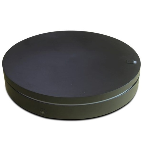 BLACK TURNTABLE 60CM D X 10CM H