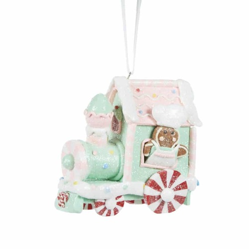 Gingerbread Chef Train Hanging Orn