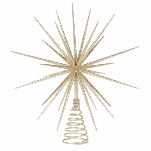 Champagne 3D Starburst Tree Topper