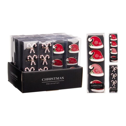 Napkin Rings Set Of 4 2Ass Xmas