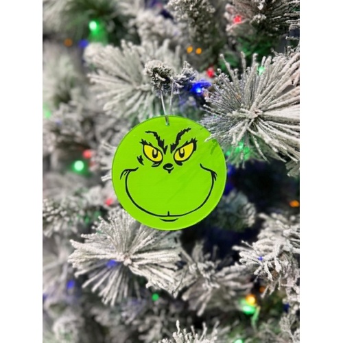Grinch Acrylic Hangers 4 Pk