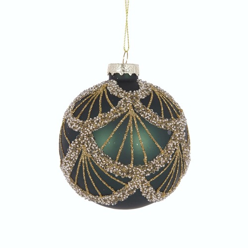 Emerald Garnished Bauble..
