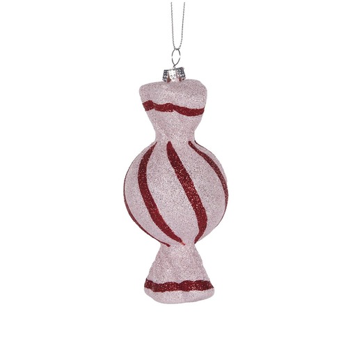 Wrapped Swirl Pink Candy Hanging..