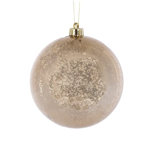Champagne Mercury Bauble 15cm..