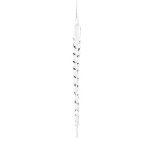 Iridescent Twist Icicle Hanging..