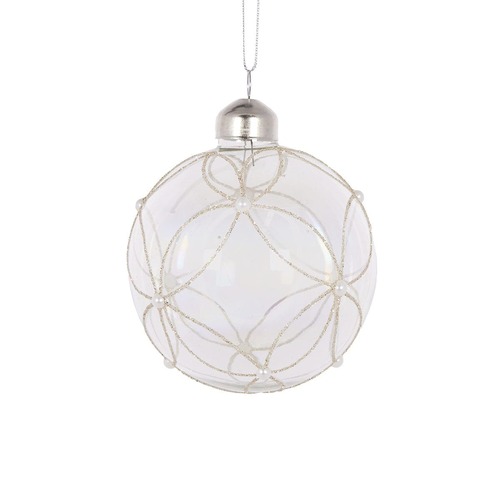 Iridescent Pearl Geometric Bauble..
