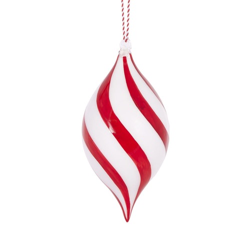 High Shine Peppermint Drop Bauble..