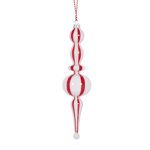 High Shine Peppermint Finial..