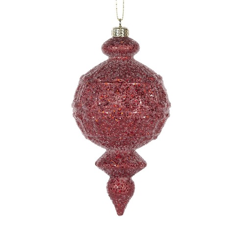Matte Red Aztec Finial..