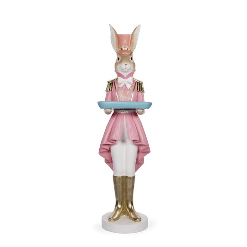 124cm Regal Rabbit Nutcracker with Tray