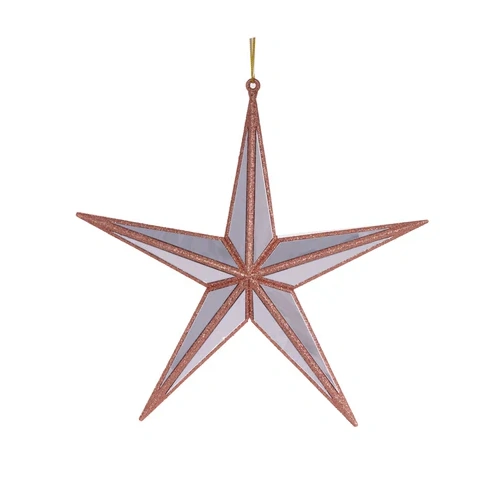 5 Point Hanging Star Rose Gold