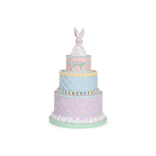 Pastel Cake with Bunny