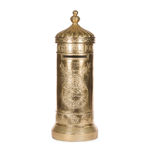 Gilded Santa Mailbox