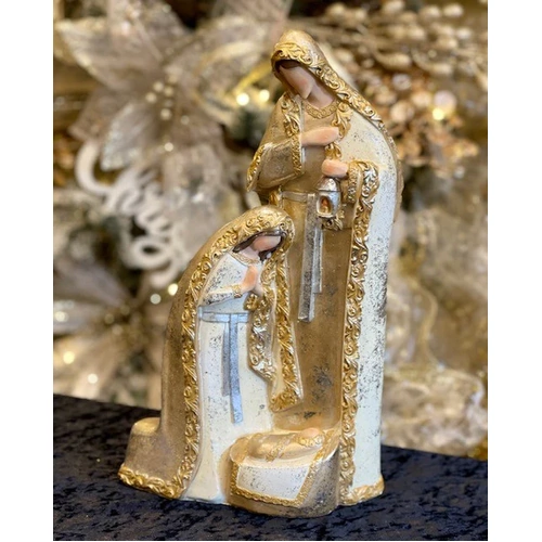 Gold & White Nativity
