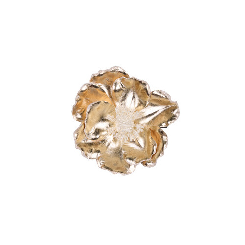 Champagne Foiled Magnolia Clip