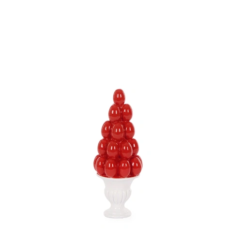 22.5cm Red Egg Tree
