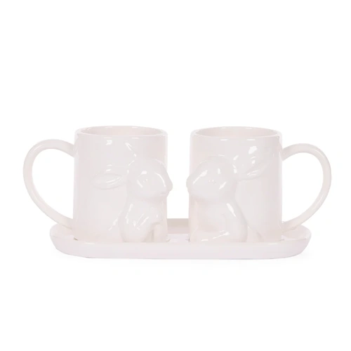 Cute Bunny Mug Set