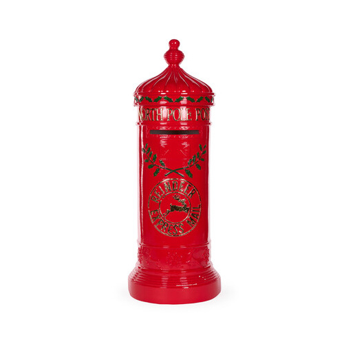Tradtional Red Santa Mailbox