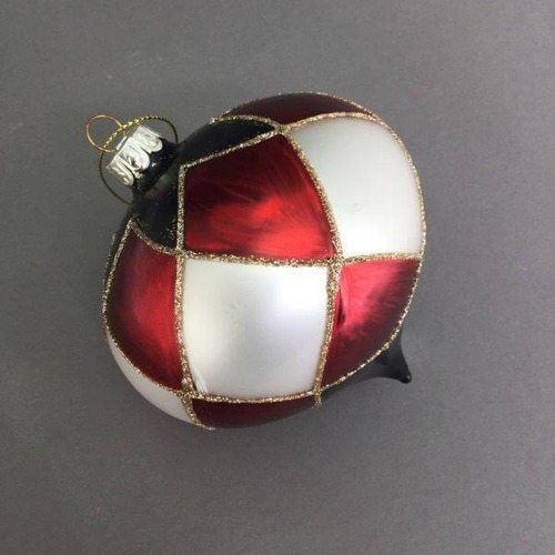 Red White Checkered Drop Hanging