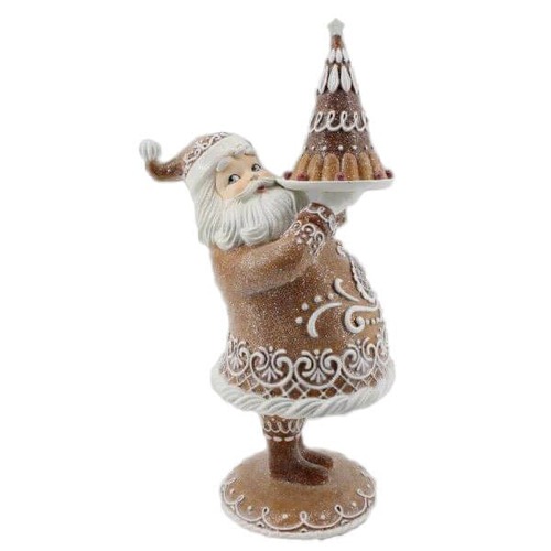 Santa with Cake Gingerbread