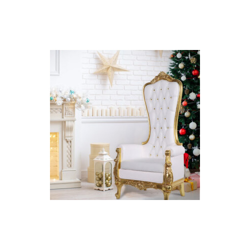 Santa Chair Cream w/Gold 180cm