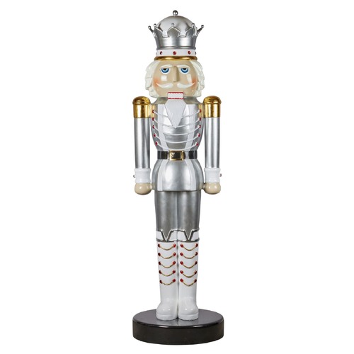 Nutcracker Silver & White 198cm