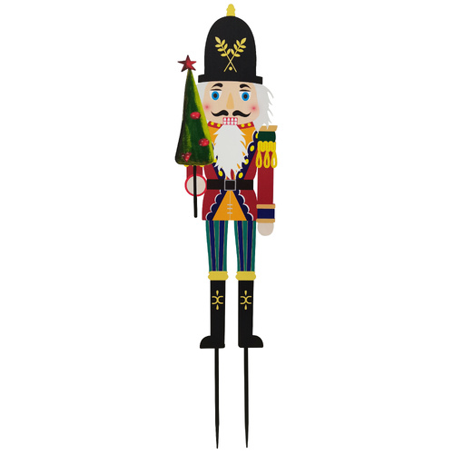 Metal Nutcracker with Tree