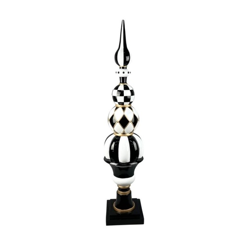 Black & White Finial