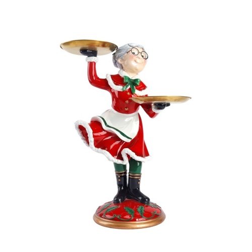 Mrs Claus with Trays