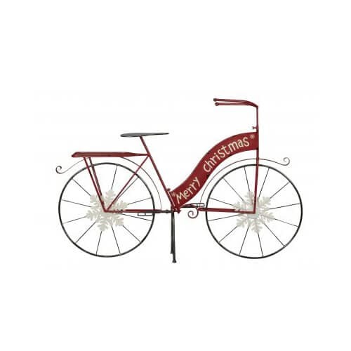 Red Metal Xmas Bike 137cm long