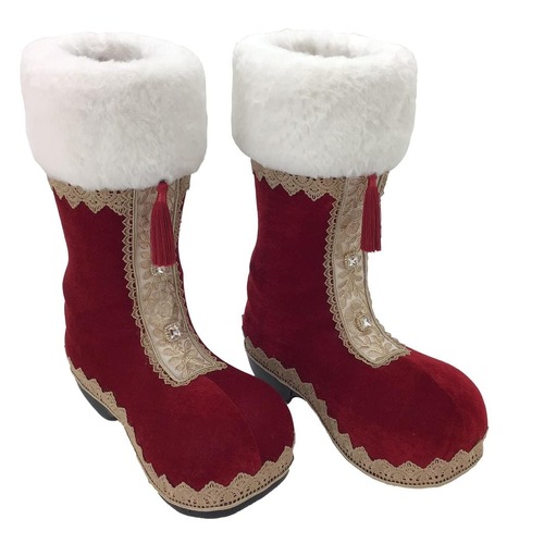 Red Gold Boots