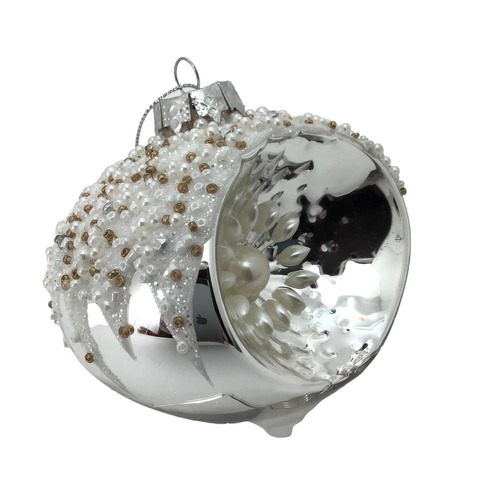 Silver Vintage Drop Hanging Orn