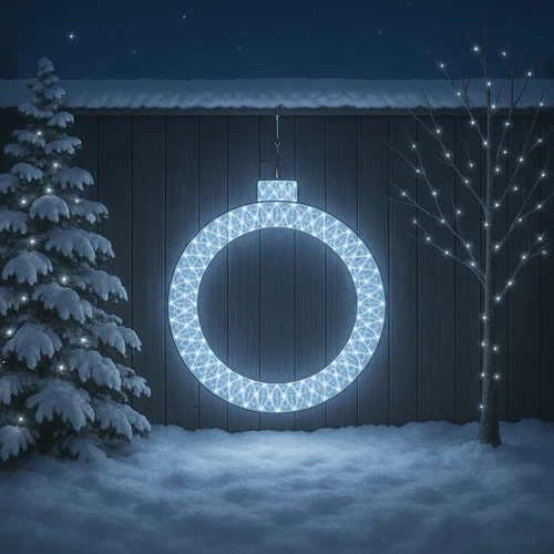 2D Bauble Ring with Twinkle