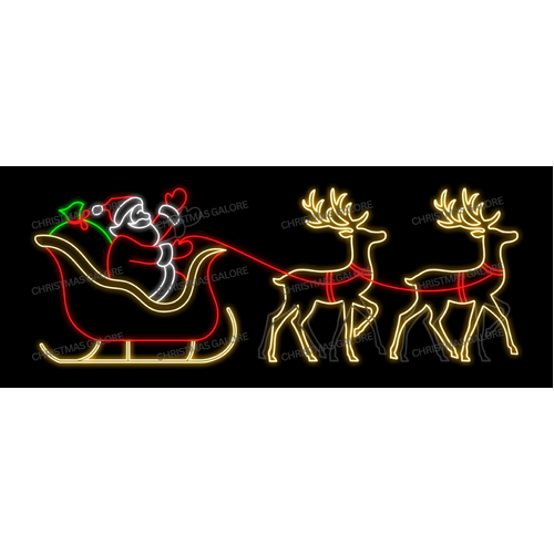 Santa & Sleigh with 2 Reindeer's      PRE-ORDER NOW!