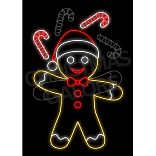 Juggling Gingerbread Motiff